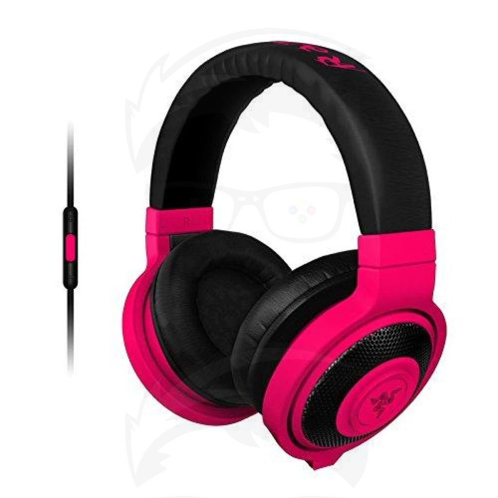 Razer Kraken Wired Gaming Headset - Neon Red Razer Kraken Wired Gaming Headset - Neon Red